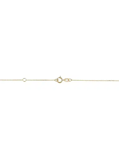 Oradina Women's 14K Yellow Gold Vicenza Single Drop Necklace - Yellow Gold | Thumbnail 2 Oradina Women's 14K Yellow Gold Vicenza Single Drop Necklace - Yellow Gold | Thumbnail 2