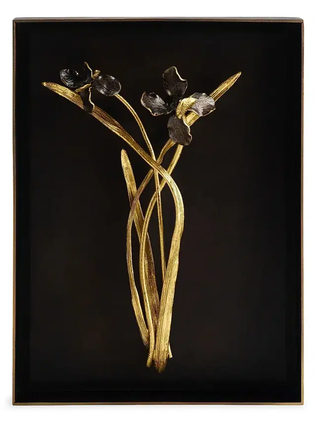 Michael Aram Special Editions Black Iris Shadow Box