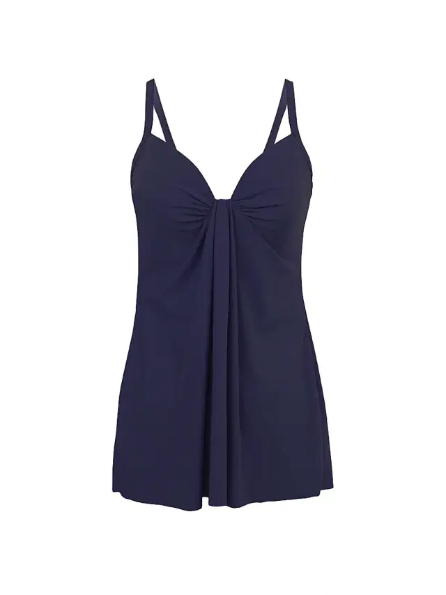 Women's Rock Solid Marina Tankini Top - Midnight Blue