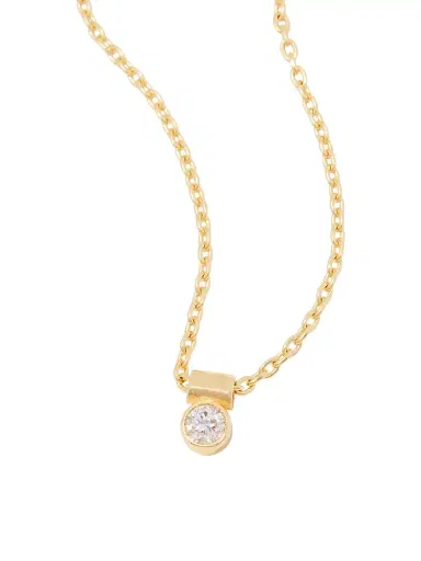 brook & york Women's Coco 14K-Yellow-Gold Vermeil & 0.05 TCW Diamond Pendant Necklace - Yellow Gold | Thumbnail 2 brook & york Women's Coco 14K-Yellow-Gold Vermeil & 0.05 TCW Diamond Pendant Necklace - Yellow Gold | Thumbnail 2