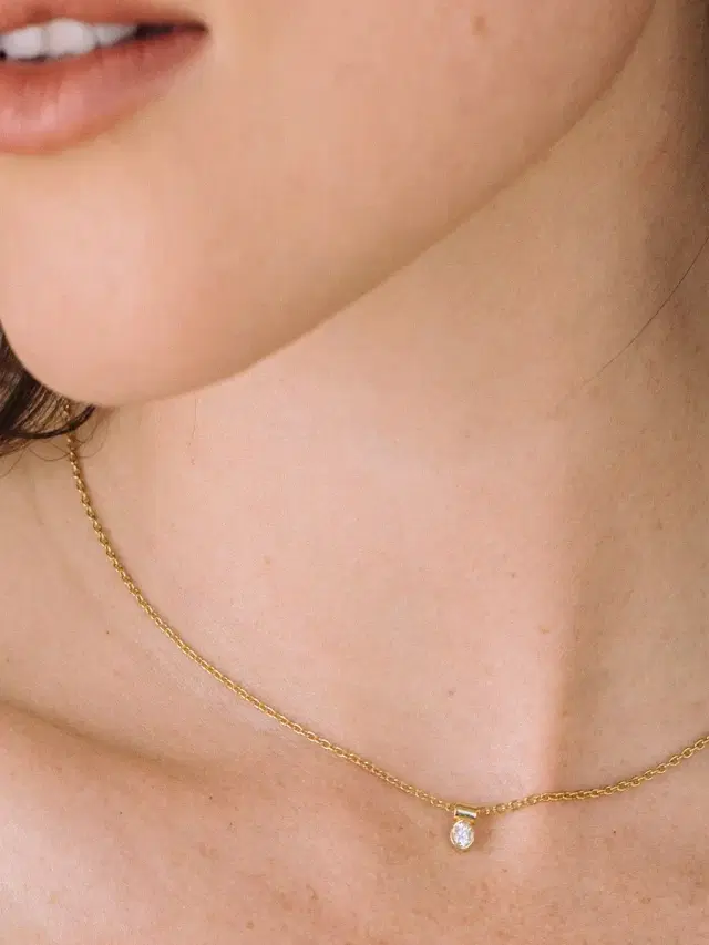 Women's Coco 14K-Yellow-Gold Vermeil & 0.05 TCW Diamond Pendant Necklace - Yellow Gold