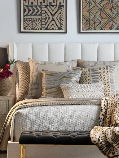 Lili Alessandra Peru Tiger Square Pillow | Thumbnail 3 Lili Alessandra Peru Tiger Square Pillow | Thumbnail 3