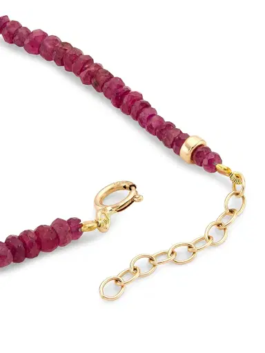 Jia Jia Women's Birthstone 14K Yellow Gold & Gemstone Beaded Bracelet - January | Thumbnail 3 Jia Jia Women's Birthstone 14K Yellow Gold & Gemstone Beaded Bracelet - January | Thumbnail 3