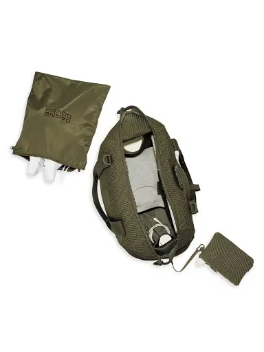 Dagne Dover Air Mesh Landon Large Carryall - Dark Moss | Thumbnail 2
