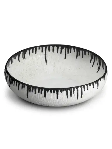L'Objet Atelier Tokasu Round Porcelain Bowl - White Indigo Small | Thumbnail 5 L'Objet Atelier Tokasu Round Porcelain Bowl - White Indigo Small | Thumbnail 5