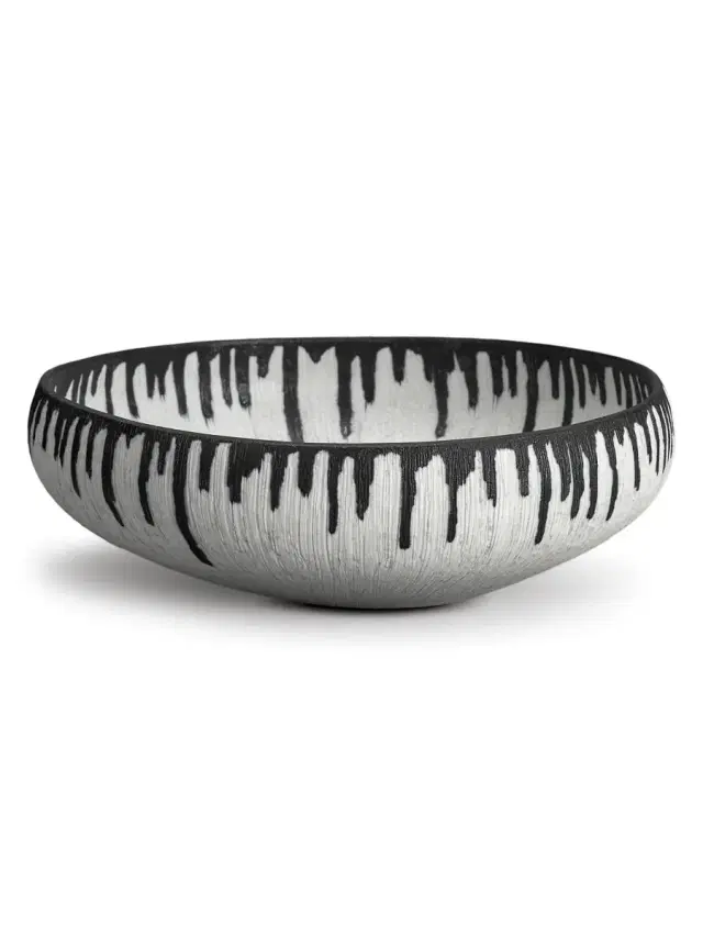 Atelier Tokasu Round Porcelain Bowl - White Indigo Small