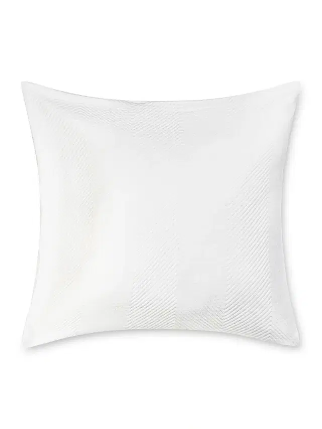Lands Downunder Lattice Euro Sham Cover - White European
