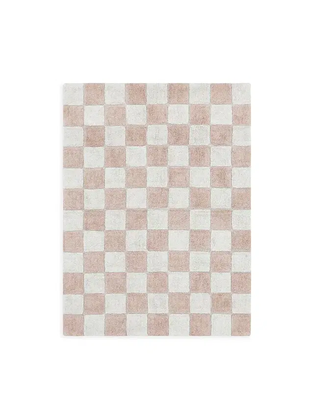 Washable Rug Kitchen Tiles Rose - Rose