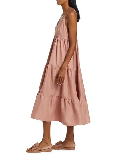 Pour Les Femmes Women's Claudia Spaghetti Strap Dress | Thumbnail 4 Pour Les Femmes Women's Claudia Spaghetti Strap Dress | Thumbnail 4