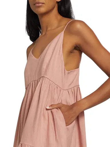 Pour Les Femmes Women's Claudia Spaghetti Strap Dress | Thumbnail 6 Pour Les Femmes Women's Claudia Spaghetti Strap Dress | Thumbnail 6