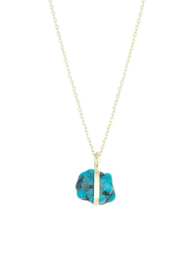 Women's 14K Yellow Gold & Birthstone Pendant Necklace - December