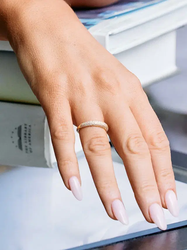 Women's Marian 14K-Yellow-Gold Vermeil & Cubic Zirconia Domed Ring - Gold