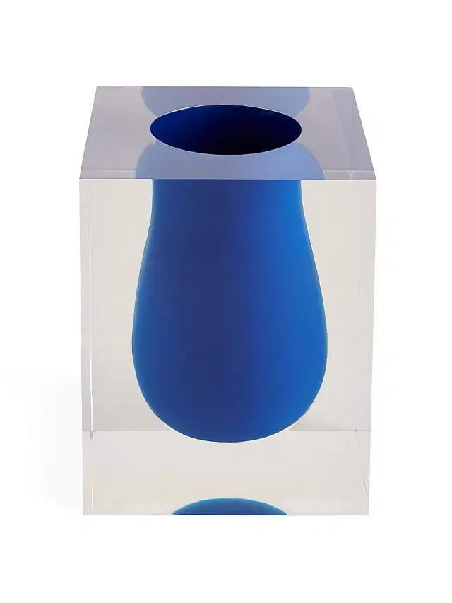 Bel Air Scoop Vase - Cobalt