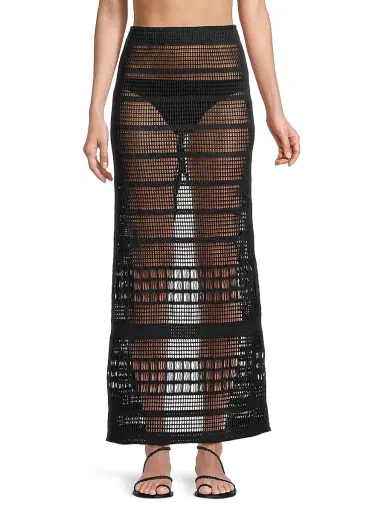 Peixoto Women's Ellis Sheer Maxi Skirt - Tayrona Nights - Size XL | Thumbnail 3