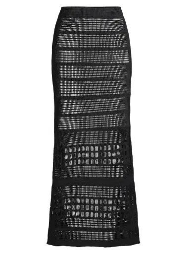 Peixoto Women's Ellis Sheer Maxi Skirt - Tayrona Nights - Size XL | Thumbnail 1