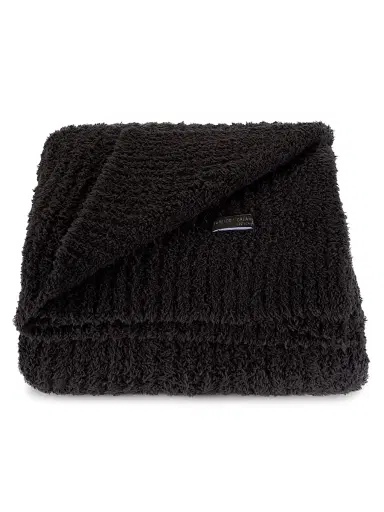 Barefoot Dreams Rib-Knit Throw - Carbon | Thumbnail 5 Barefoot Dreams Rib-Knit Throw - Carbon | Thumbnail 5