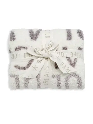 Barefoot Dreams Cuddle Laugh Play Dream Stroller Blanket - Pearl Multi | Thumbnail 1