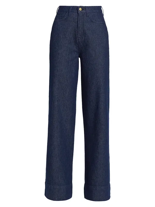 Women's Ms. Onassis High-Rise Wide-Leg Jeans - Dark Indigo