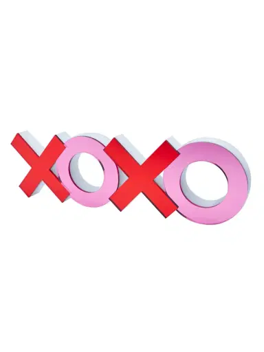 Tara Wilson Designs Xoxo Mirrored Decor - Mirrored | Thumbnail 1 Tara Wilson Designs Xoxo Mirrored Decor - Mirrored | Thumbnail 1