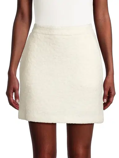 Toccin Women's Addison Wool-Blend Miniskirt - | Thumbnail 3 Toccin Women's Addison Wool-Blend Miniskirt - | Thumbnail 3