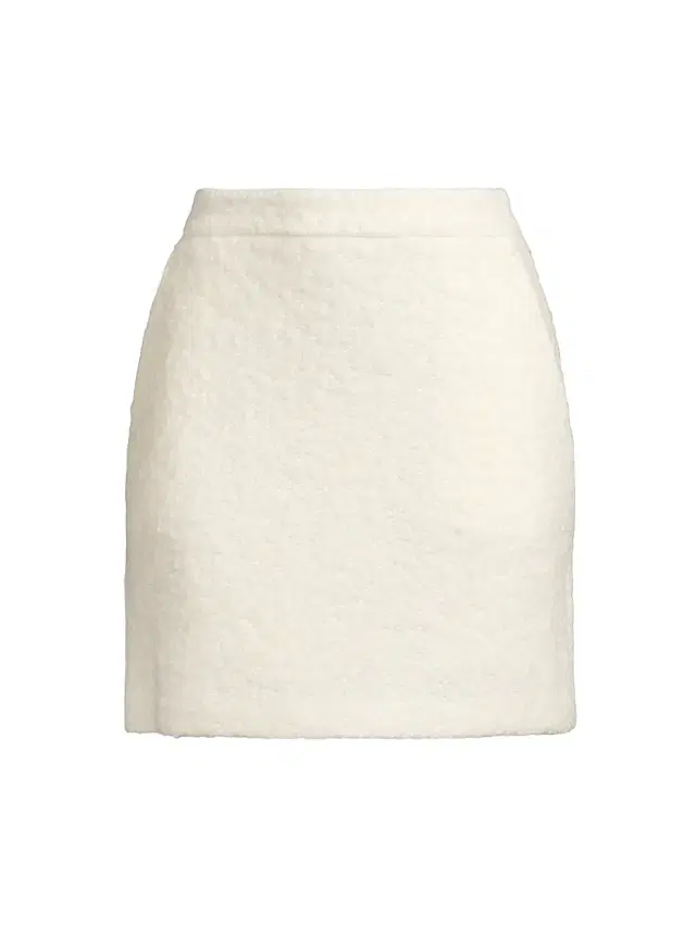 Toccin Women's Addison Wool-Blend Miniskirt -