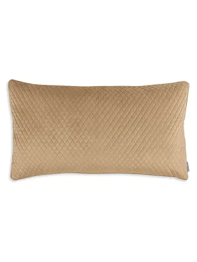 Lili Alessandra Valentina Velvet Quilted Pillow - Marigold | Thumbnail 1 Lili Alessandra Valentina Velvet Quilted Pillow - Marigold | Thumbnail 1