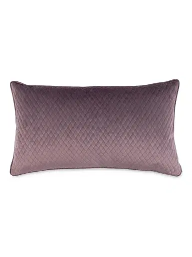 Lili Alessandra Valentina Velvet Quilted Pillow - Smokey Blue King | Thumbnail 2