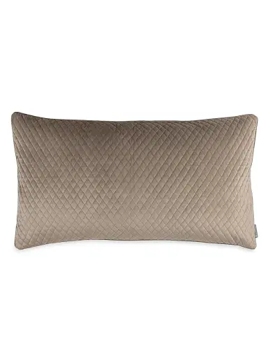 Lili Alessandra Valentina Quilted Pillow - Buff - Size Large | Thumbnail 1