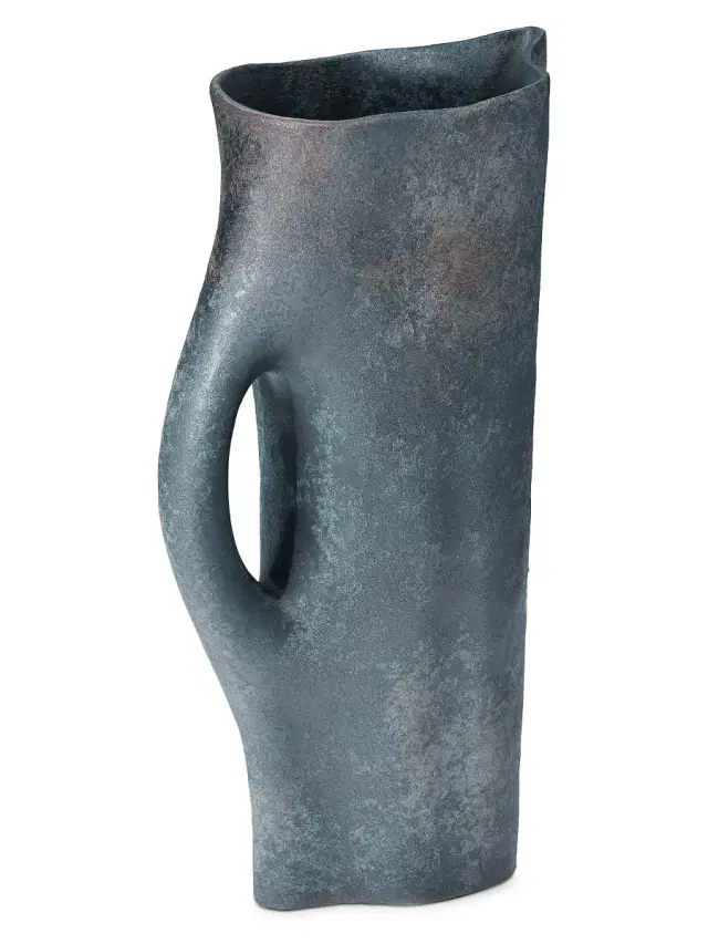 Timna Porcelain Pitcher - Aged Iron