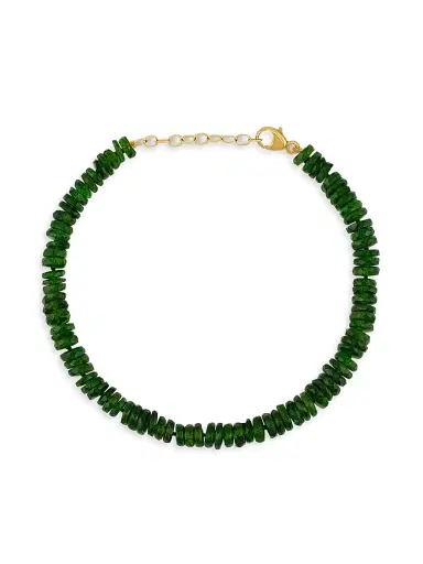 Jia Jia Women's 14K Yellow Gold & Chrome Diopside Beaded Bracelet - Green Dipsode | Thumbnail 1 Jia Jia Women's 14K Yellow Gold & Chrome Diopside Beaded Bracelet - Green Dipsode | Thumbnail 1