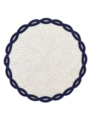 Kim Seybert Infinity Beaded Placemat | Thumbnail 1 Kim Seybert Infinity Beaded Placemat | Thumbnail 1