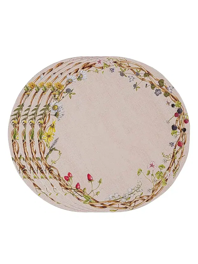 Meadow Walk 4-Piece Placemat Set