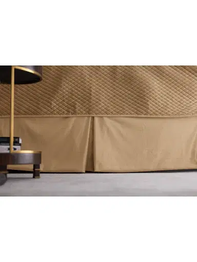 Lili Alessandra Valentina Tailored 3-Panel Bedskirt | Thumbnail 1