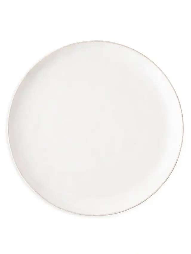 Puro Coupe Dinner Plate - White Wash