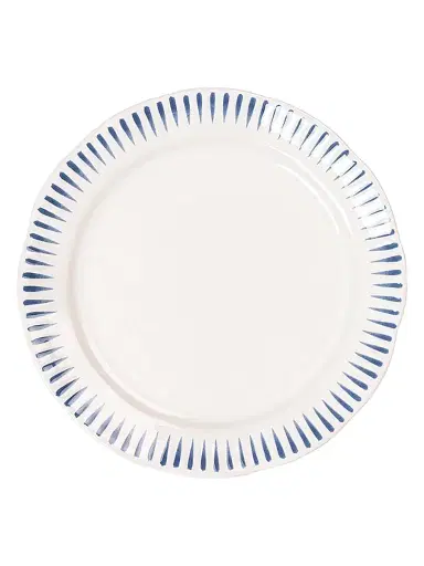 Juliska Sitio Striped Side/Cocktail Plate - White Wash Delft Blue | Thumbnail 1