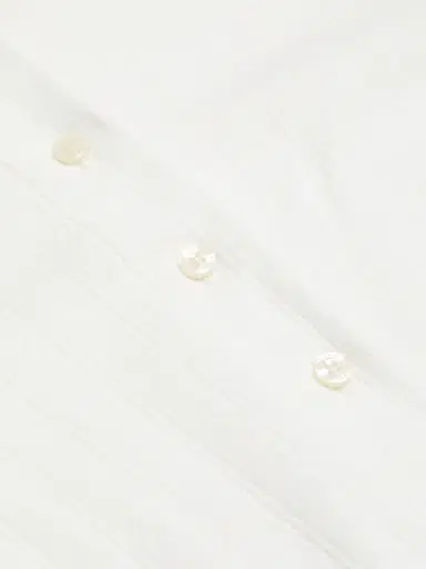 LESET Women's Pointelle-Knit Cotton Cardigan - White - Size XL | Thumbnail 7