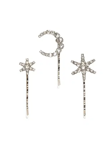 Jennifer Behr Women's Arae 3-Piece Crystal Bobby Pin Set | Thumbnail 1