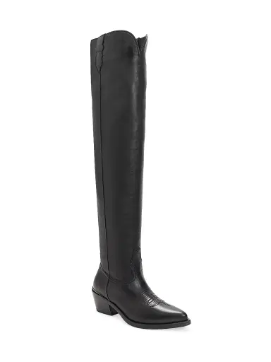 Partlow Women's Julia 55MM Over-the-Knee Leather Boots - Nero - Size 6 | Thumbnail 2 Partlow Women's Julia 55MM Over-the-Knee Leather Boots - Nero - Size 6 | Thumbnail 2