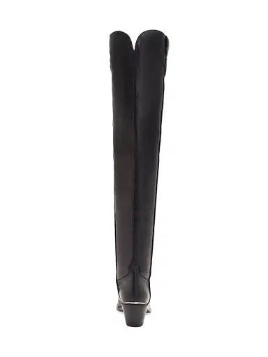 Partlow Women's Julia 55MM Over-the-Knee Leather Boots - Nero - Size 6 | Thumbnail 5 Partlow Women's Julia 55MM Over-the-Knee Leather Boots - Nero - Size 6 | Thumbnail 5