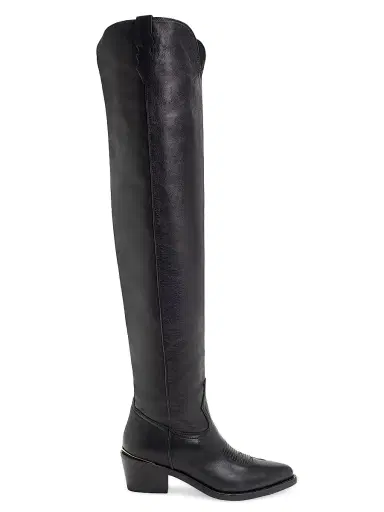 Partlow Women's Julia 55MM Over-the-Knee Leather Boots - Nero - Size 6 | Thumbnail 1 Partlow Women's Julia 55MM Over-the-Knee Leather Boots - Nero - Size 6 | Thumbnail 1
