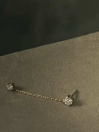 VRAI Women's 14K White Gold & 0.70 TCW Lab-Grown Diamond Drop Earrings - White Gold | Thumbnail 5