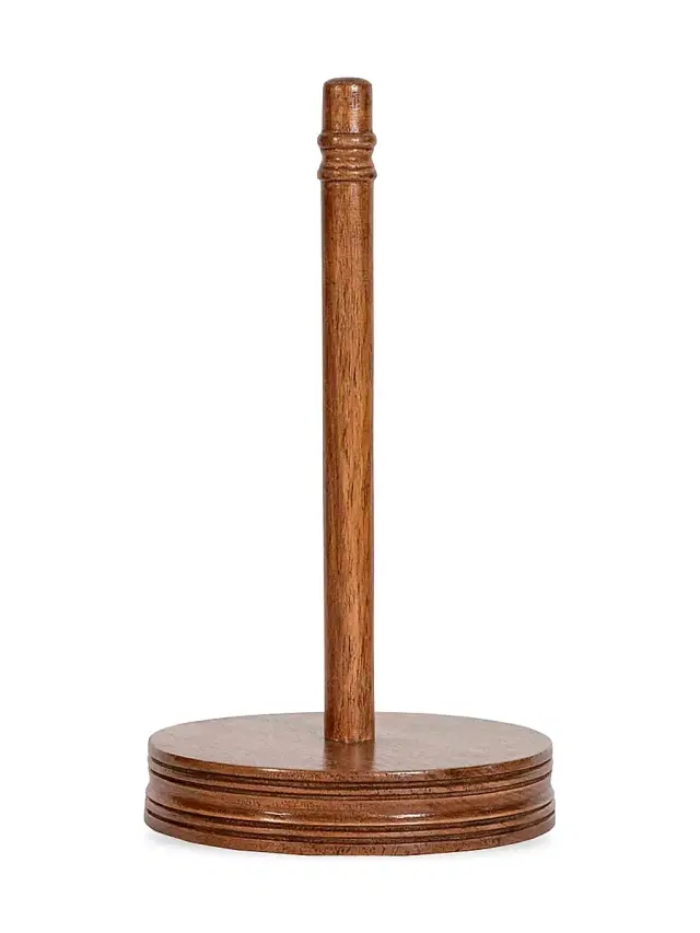 Bilbao Wood Paper Towel Holder - Brown