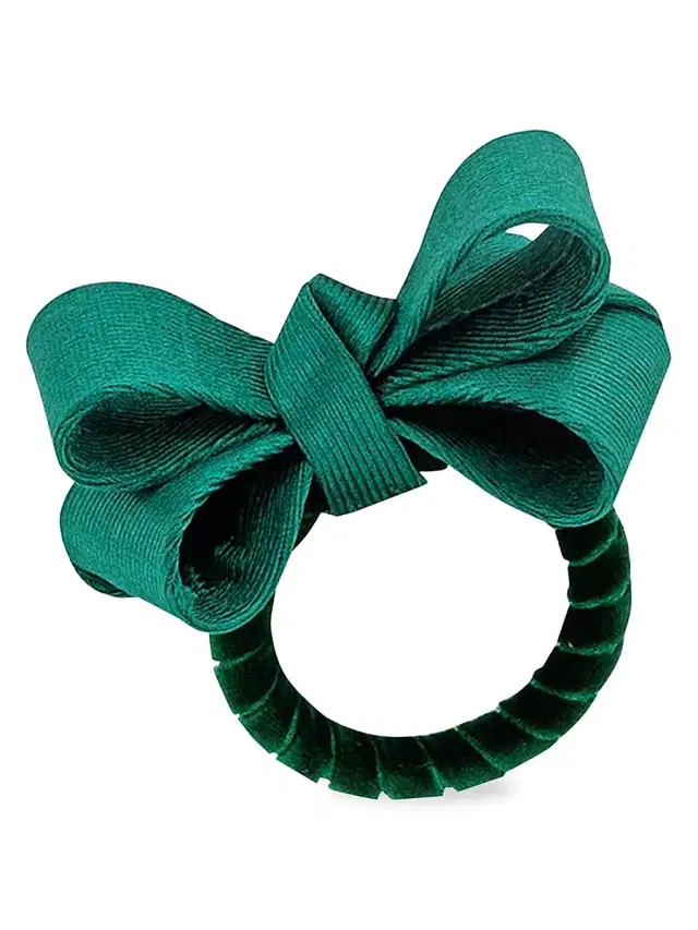 Juliska Tuxedo Napkin Ring - Evergreen