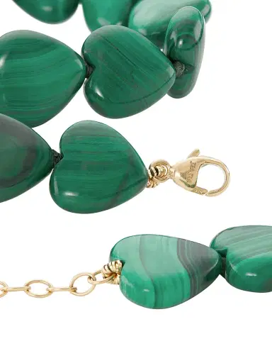 Jia Jia Women's Oracle Malachite Heart Necklace - Green | Thumbnail 3 Jia Jia Women's Oracle Malachite Heart Necklace - Green | Thumbnail 3