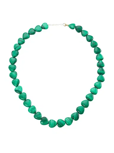 Jia Jia Women's Oracle Malachite Heart Necklace - Green | Thumbnail 1 Jia Jia Women's Oracle Malachite Heart Necklace - Green | Thumbnail 1