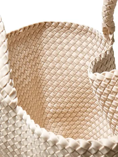 Naghedi Women's St. Barths Large Tote Bag - Ecru | Thumbnail 3