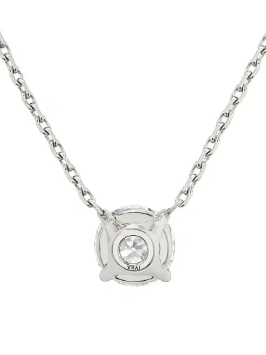 VRAI Women's 14K White Gold & Round 0.75 TCW Lab-Grown Diamond Pendant Necklace - White Gold | Thumbnail 3