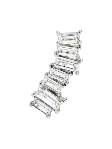 VRAI Women's 14K White Gold & Baguette 2.25 TCW Lab-Grown Diamond Ear Arc - White Gold | Thumbnail 1 VRAI Women's 14K White Gold & Baguette 2.25 TCW Lab-Grown Diamond Ear Arc - White Gold | Thumbnail 1