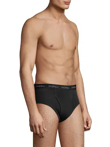 Saks Fifth Avenue Men's COLLECTION 3-Pack Boxer Briefs - Navy Grey Heather Light Grey Heather - Size Small | Thumbnail 3