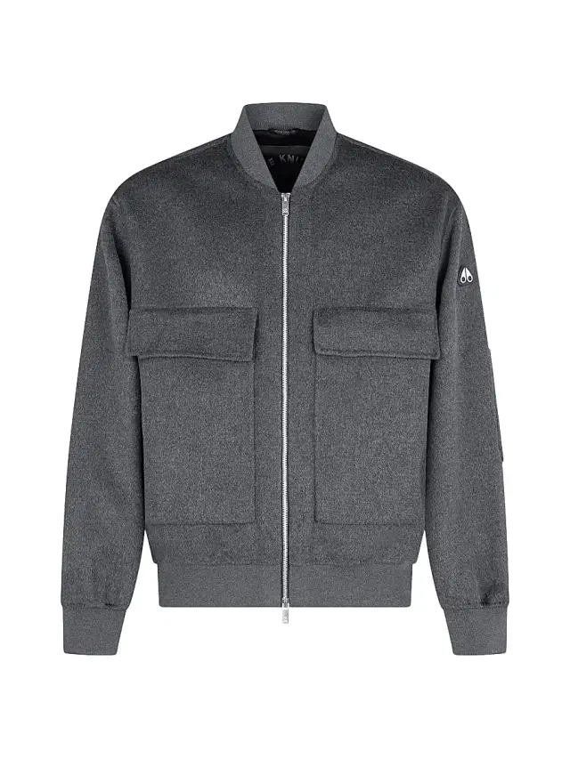 Moose Knuckles Men's Alder Wool Bomber Jacket